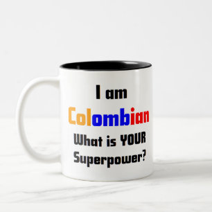 Caneca De Café Em Dois Tons colombiana