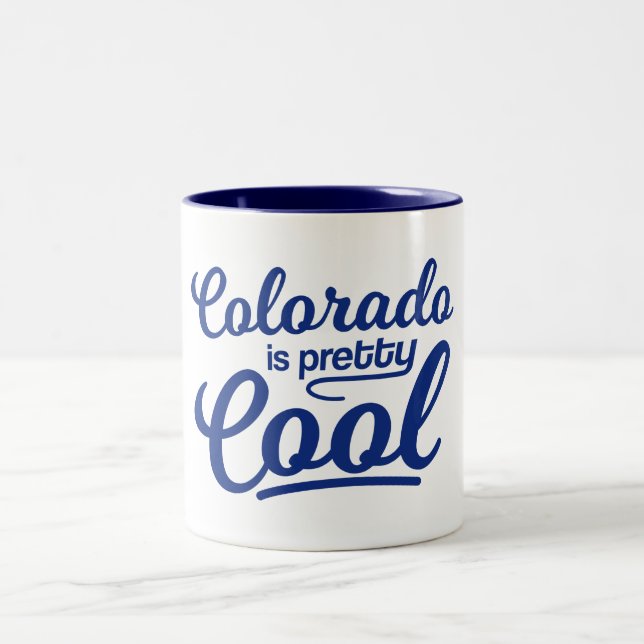 Caneca De Café Em Dois Tons Colorado é Bonito (Centro)