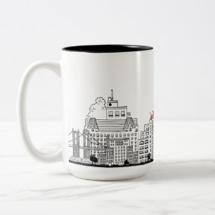 Caneca De Café Em Dois Tons Columbia Heights