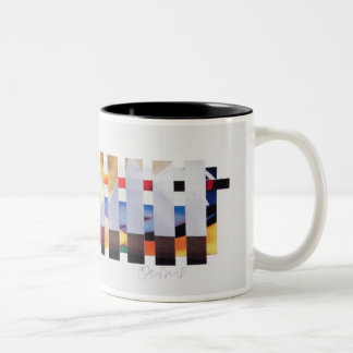 Caneca De Café Em Dois Tons Coluna 18