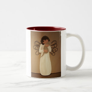 Caneca De Café Em Dois Tons Com afeição