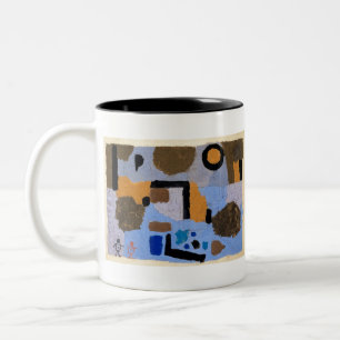 Caneca De Café Em Dois Tons Com as duas perdidas (1938) pintura Paul Klee