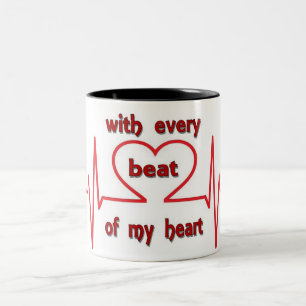 Caneca De Café Em Dois Tons Com Todos Os Bebidos