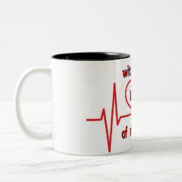 Caneca De Café Em Dois Tons Com Todos Os Bebidos