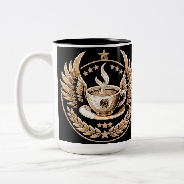 Caneca De Café Em Dois Tons Comandante do Café (Esquerda)