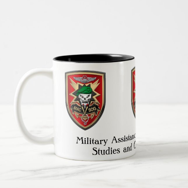 Caneca De Café Em Dois Tons Comando de Assistência Militar, Vietname - Estudos (Esquerda)