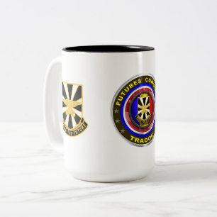 Caneca De Café Em Dois Tons Comando Futuros TRADOC