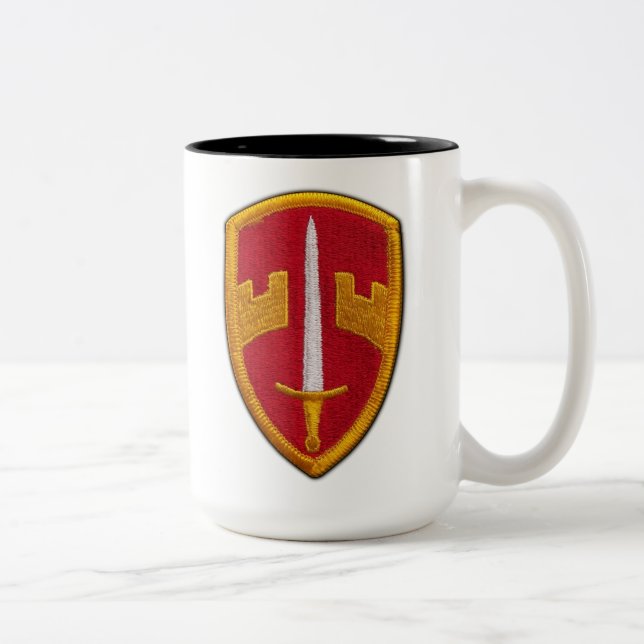 Caneca De Café Em Dois Tons Comando militar do auxílio, Vietnam MACV (Direita)