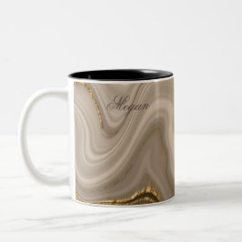 Caneca De Café Em Dois Tons Combo Marble Mug