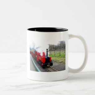 Caneca De Café Em Dois Tons Comboio A Vapor De Lappa Valley
