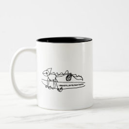 Caneca De Café Em Dois Tons Comece o seu dia com um toque de autoexpressão