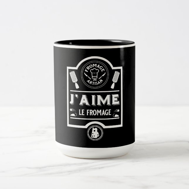 Caneca De Café Em Dois Tons Comedores de Queijo (Centro)