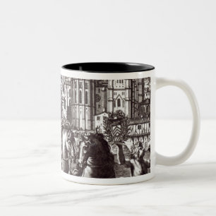 Caneca De Café Em Dois Tons Comemoração da alegoria