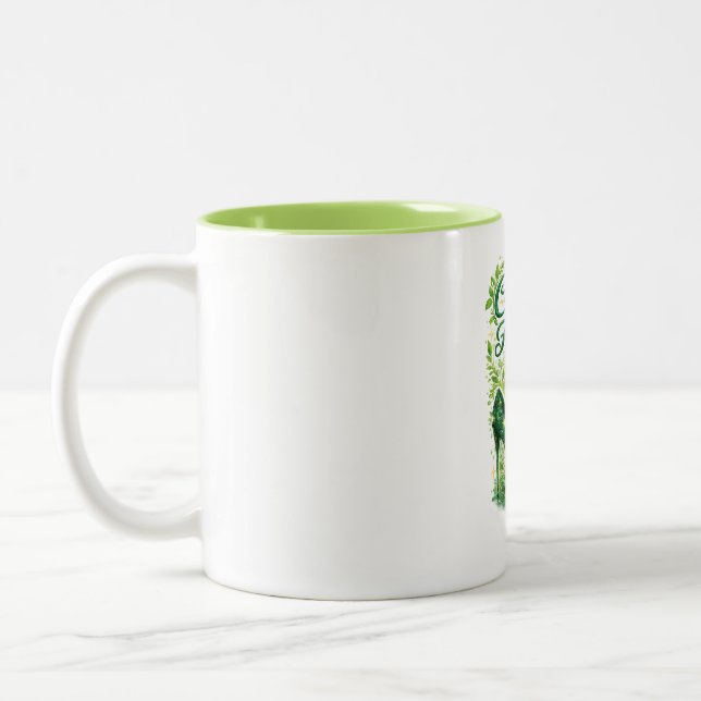 Caneca De Café Em Dois Tons Comemorando mais um ano (Esquerda)