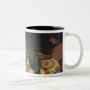 Caneca De Café Em Dois Tons Comensal pelo Lamplight, 1899