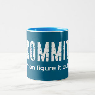 Caneca De Café Em Dois Tons Cometa e Depois Descubra