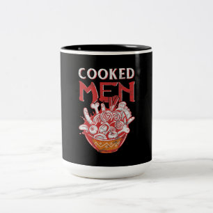 Caneca De Café Em Dois Tons Comida Japonesa Ramen Pun Humor Cozido Gift