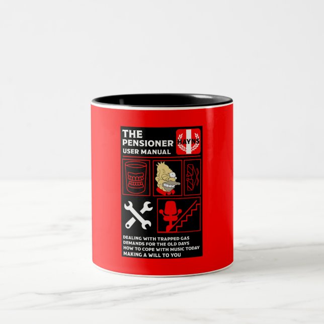 Caneca De Café Em Dois Tons Como entender Pessoas antigas (Centro)
