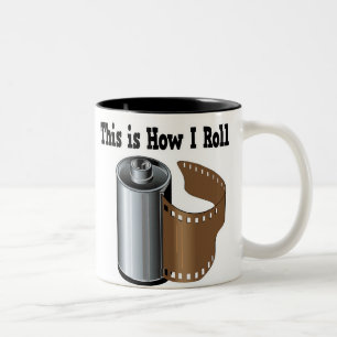 Caneca De Café Em Dois Tons Como Revelo Filme de Câmera
