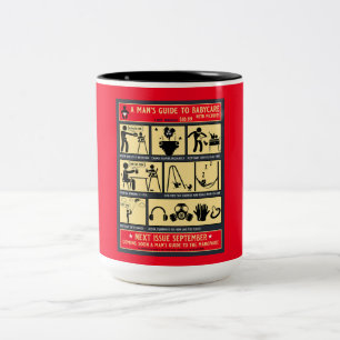 Caneca De Café Em Dois Tons Como ser um guia de Pai