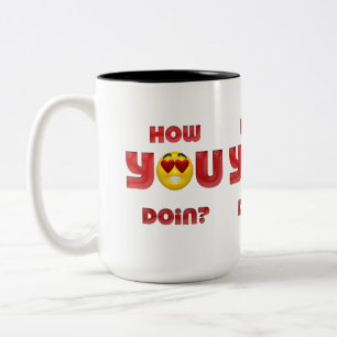 Caneca De Café Em Dois Tons Como vai?