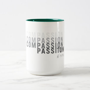 Caneca De Café Em Dois Tons Compaixão