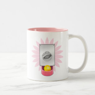 Caneca De Café Em Dois Tons Compartimento de felicidade