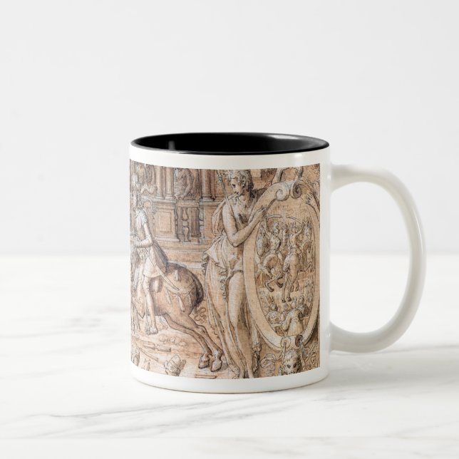 Caneca De Café Em Dois Tons Competiam (Direita)