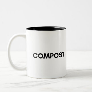 Caneca De Café Em Dois Tons composto
