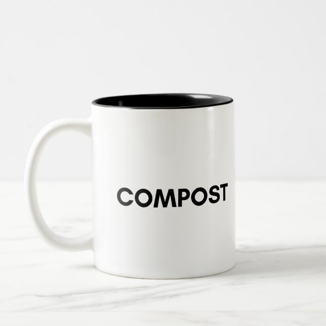 Caneca De Café Em Dois Tons composto (Esquerda)