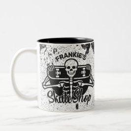 Caneca De Café Em Dois Tons Compro de Skate de skull Skateboard do ADD persona