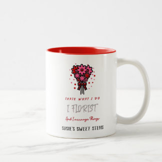 Caneca De Café Em Dois Tons Compro Flor I Florist & Arrange coisas