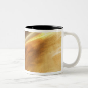 Caneca De Café Em Dois Tons Conceito artístico da estrela Fomalhaut
