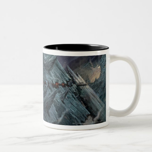 Caneca De Café Em Dois Tons Conceito de Cidade de Goblin - Caminho (Direita)