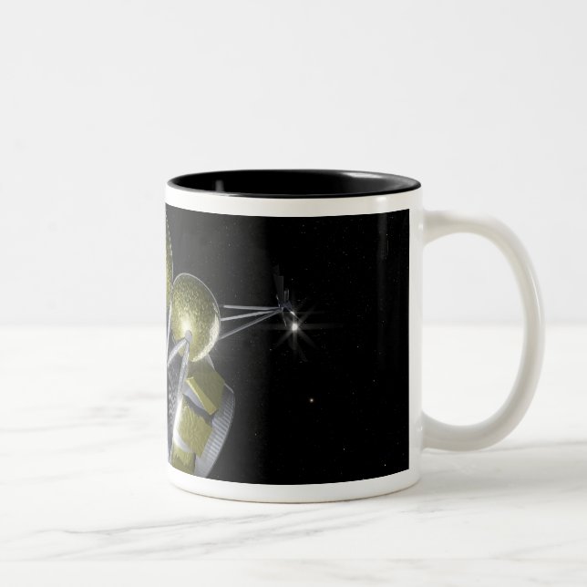 Caneca De Café Em Dois Tons Conceito de tripulação a explodir (Direita)