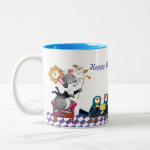 Caneca De Café Em Dois Tons concerto