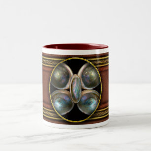 Caneca De Café Em Dois Tons Concha - Concologia - Brilho Divino