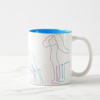 Caneca De Café Em Dois Tons Conciliação completa Doggen