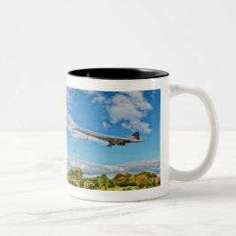 Caneca De Café Em Dois Tons Concorde nas finais