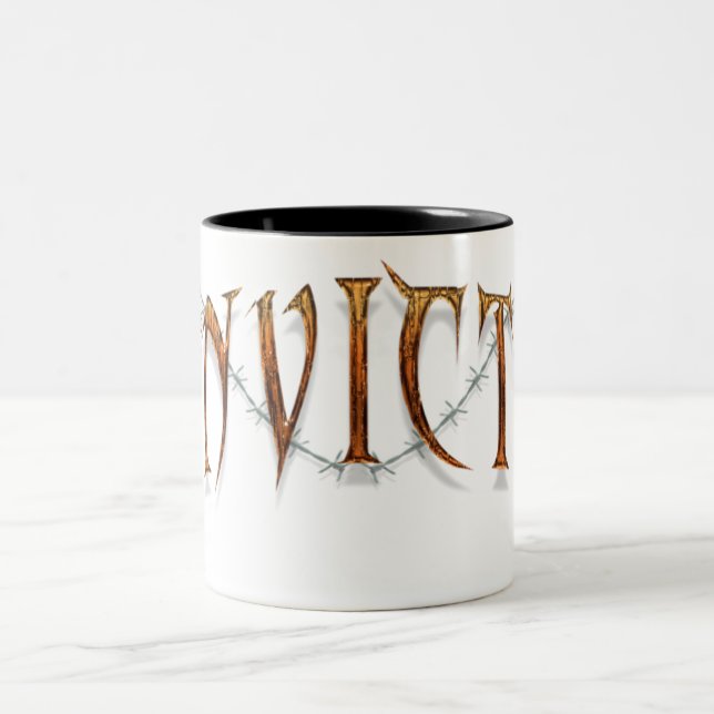 Caneca De Café Em Dois Tons Condenado de Leve (Centro)