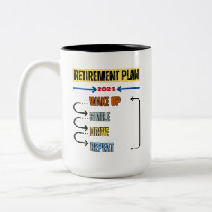 Caneca De Café Em Dois Tons Condução - Plano De Reforma 2024 Mug
