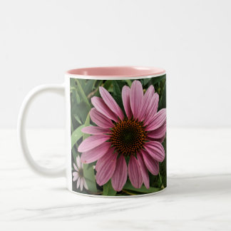 Caneca De Café Em Dois Tons Coneflower roxo
