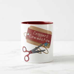 Caneca De Café Em Dois Tons Conexão dos cultivadores