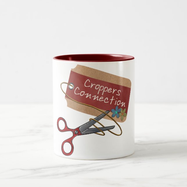 Caneca De Café Em Dois Tons Conexão dos cultivadores (Centro)