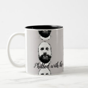 Caneca De Café Em Dois Tons Conexões da escola doméstica Taça de café