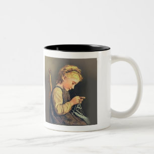 Caneca De Café Em Dois Tons Confecção de malhas da menina