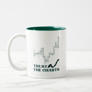 Caneca De Café Em Dois Tons Confiar No Charts Mug