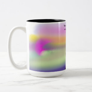 Caneca De Café Em Dois Tons confie em jesus