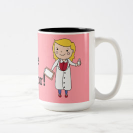 Caneca De Café Em Dois Tons Confie-me, demasiado