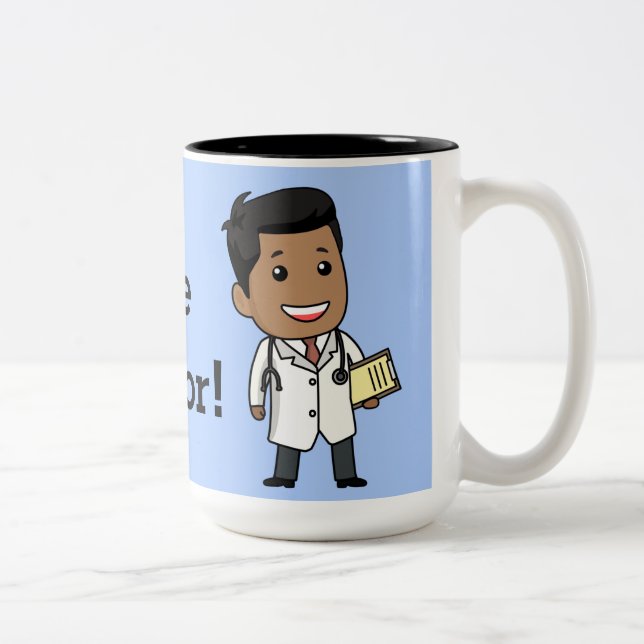 Caneca De Café Em Dois Tons Confie-me Doc (Direita)